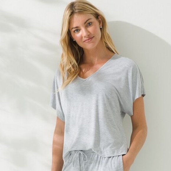 NWT Soma COOL NIGHTS Tee & Shorts Pajama Set - Picture 4 of 8